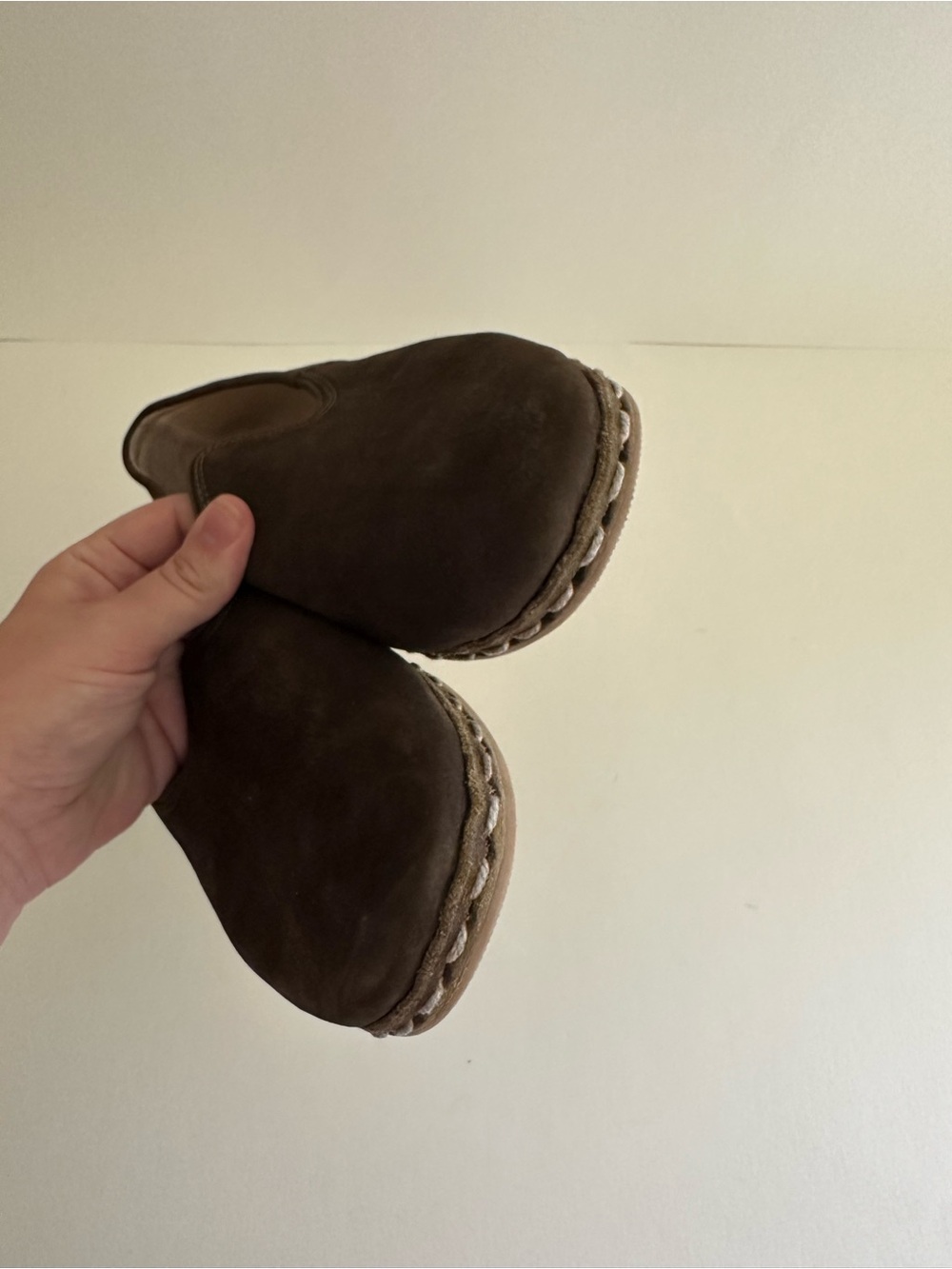 Sabah handmade slip-on Brown Suede Leather Shoes - Picture 5 of 9
